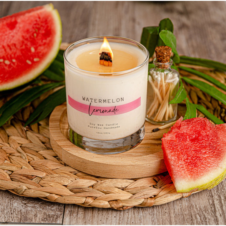 PureYou Handmade Watermelon Lemonade Scented Jar Candle Wayfair